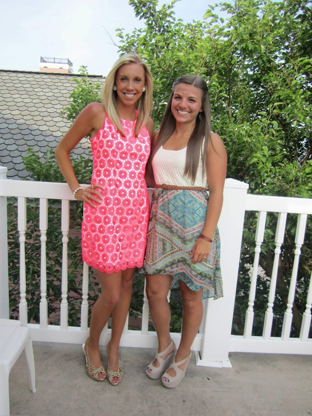 Lilly Pulitzer Coral Sleeveless Dress